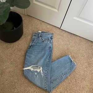 Abercrombie & fitch high rise mom jeans